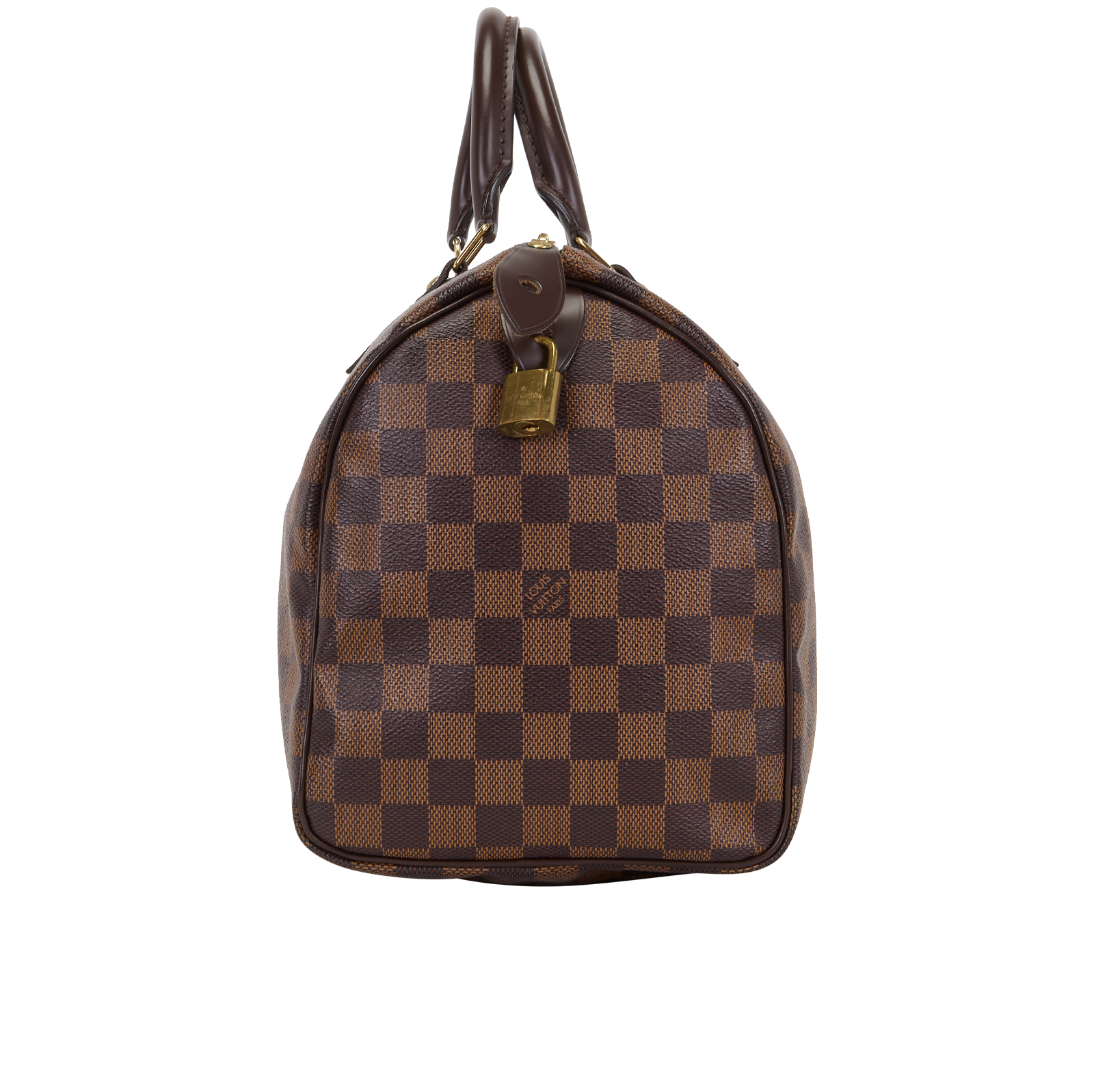 Speedy 30, &pound;750, Handbags, Brown, Canvas, Side view